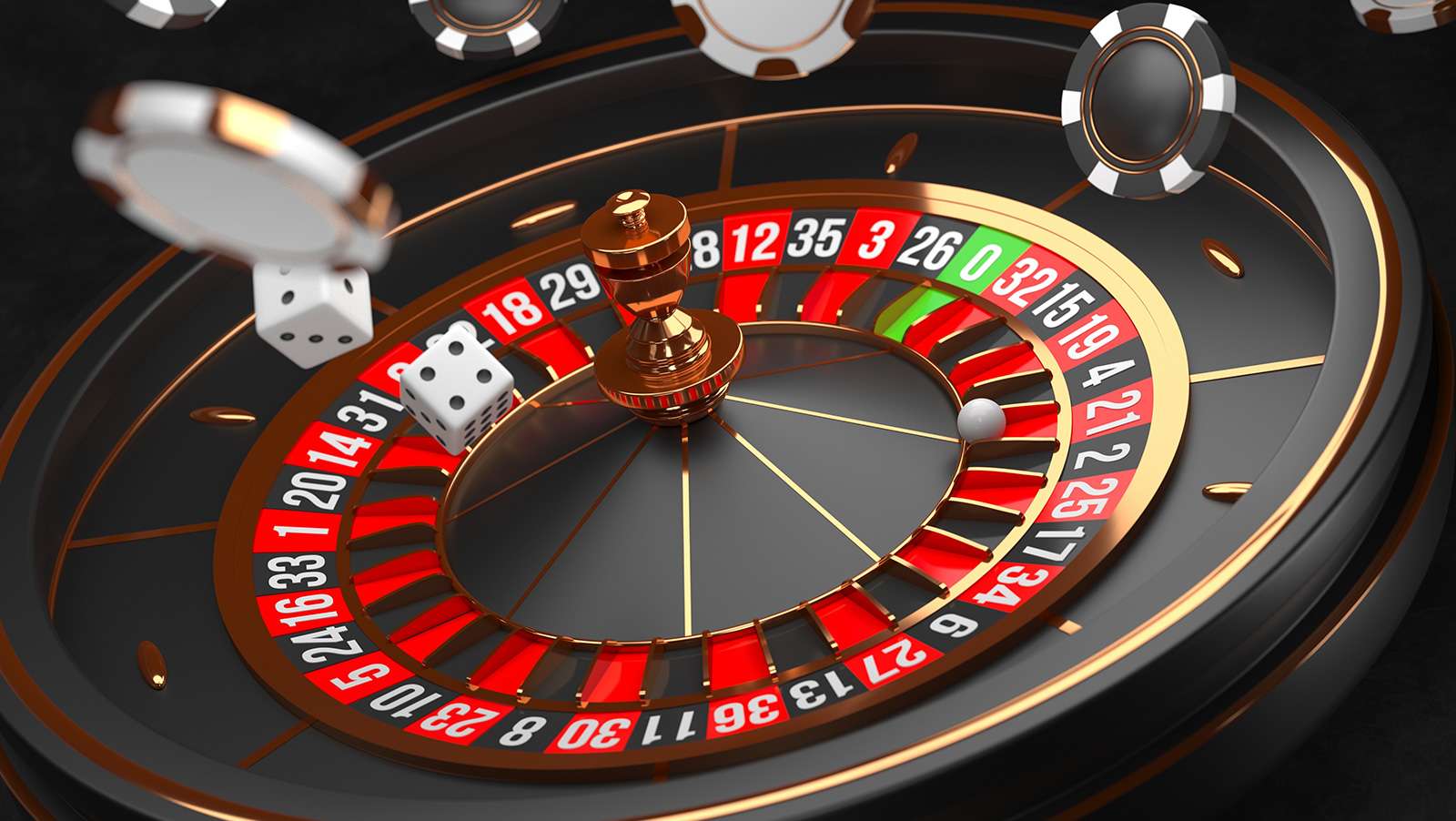 casino roulette render